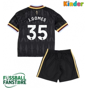 Aston Villa Joao Gomes #35 Replik Auswärtstrikot Kinder 2026-27 Kurzarm (+ Kurze Hosen)